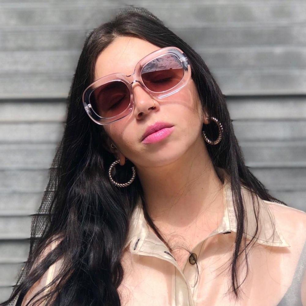 Free People lucite sunglasses